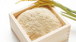 原材料の玄米粉